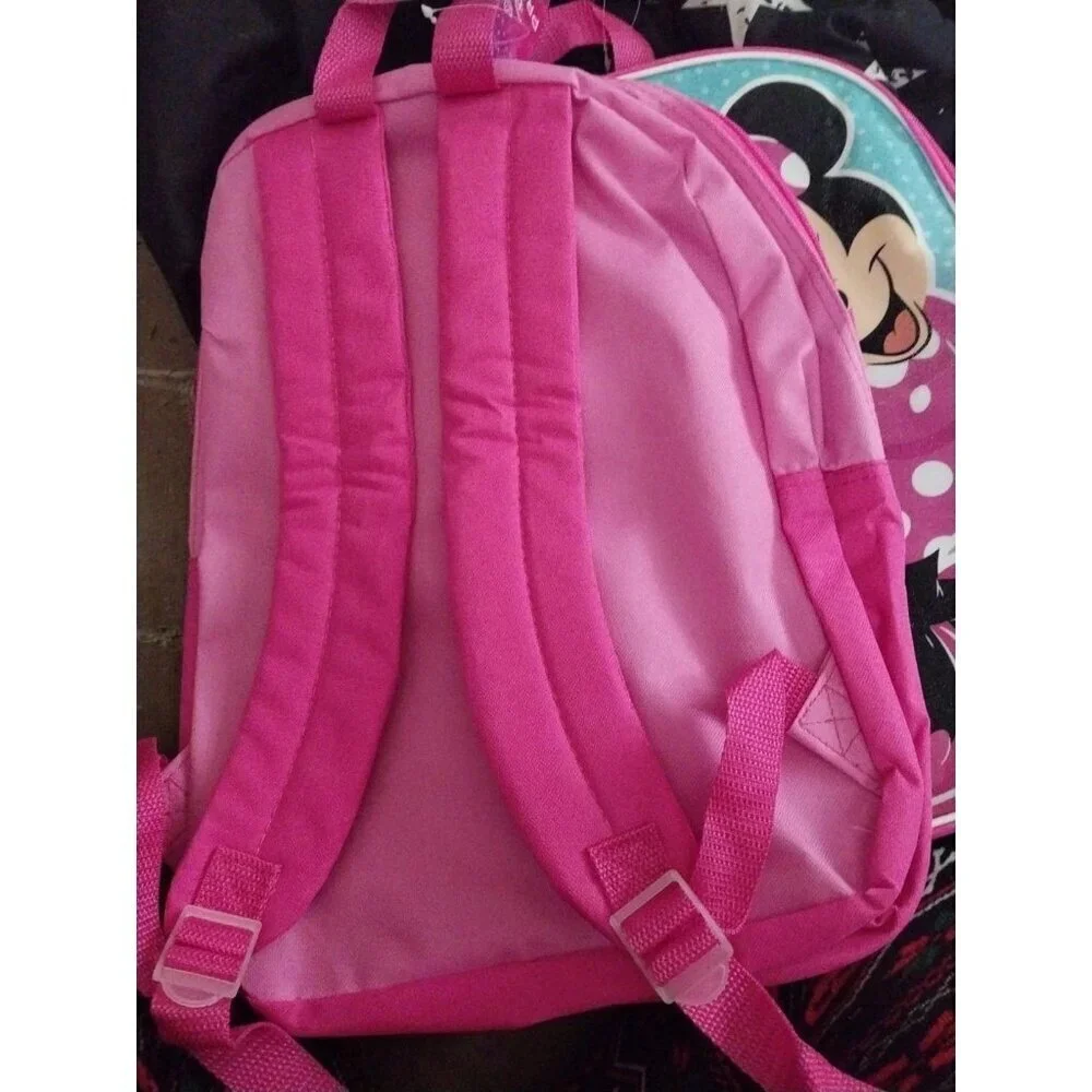 Disney Princess Backpack Pink – Featuring Moana, Ariel, Jasmine, Belle, Cinderel